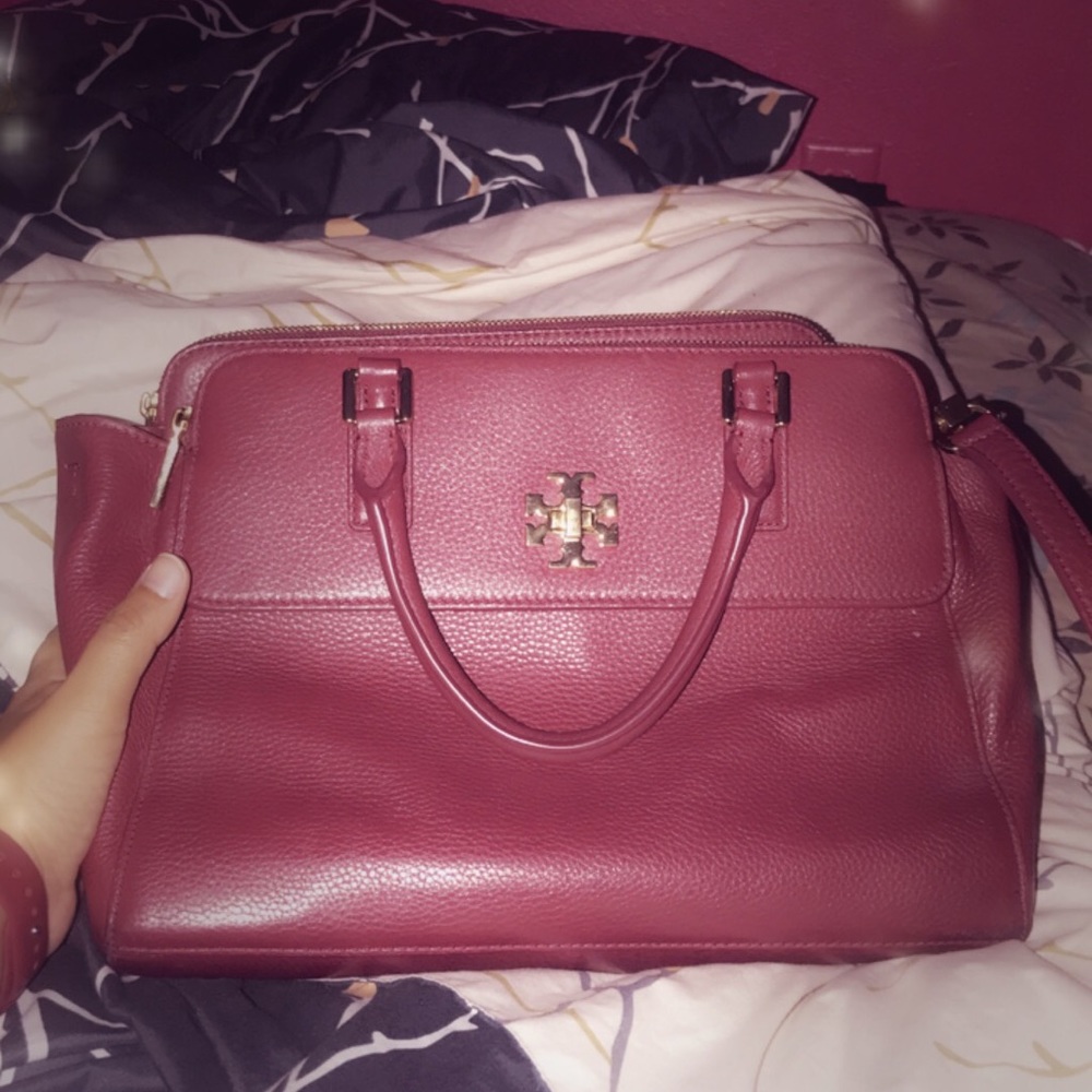 Tory Burch crossbody Wine red purse